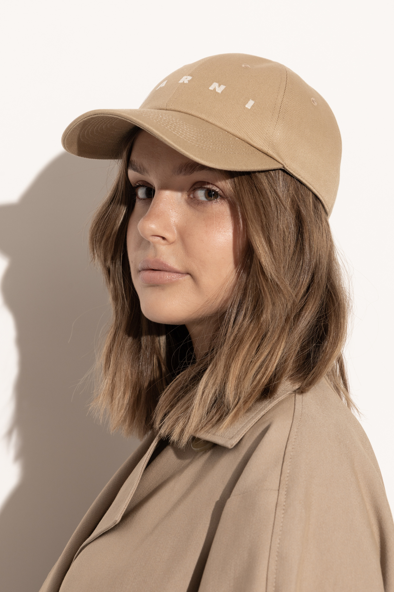 帽子・その他 MARNI CLMC0091S2.UTC541 Hats & Caps Marni Cap with logo | Women's Accessories | Vitkac